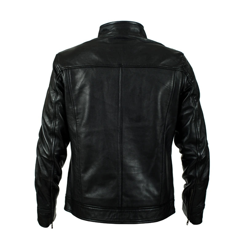 Forge Black Racer Leather Jacket