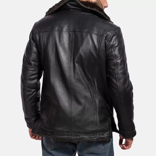 Classic Black Aviator Jacket