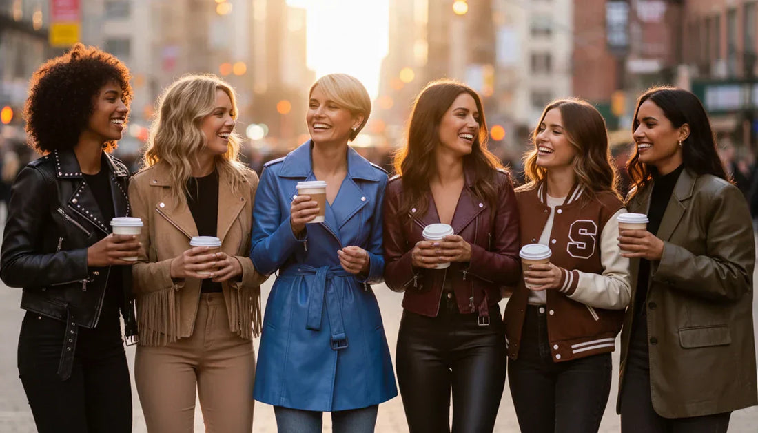 Which Colour Leather Jacket is best for Women? Styling Women’s Coloured Leather Jacket