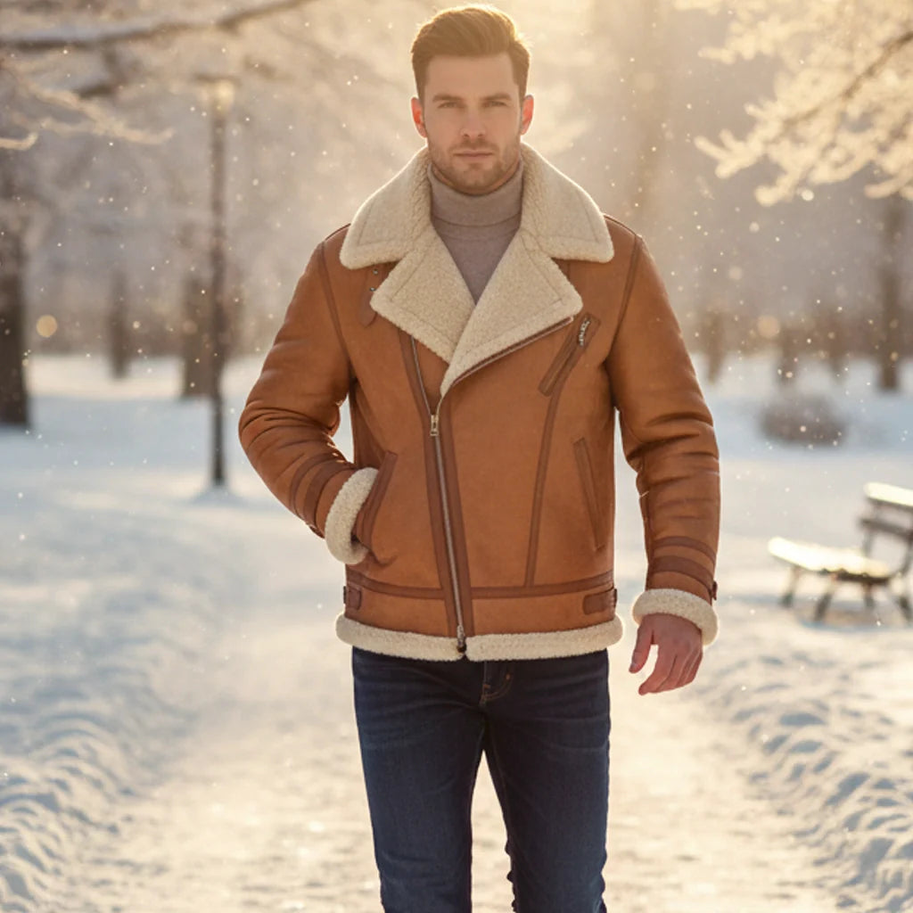 MENS FUR & SHEARLING JACKETS