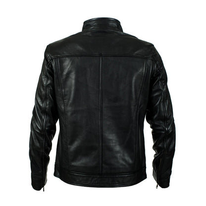 Forge Black Racer Leather Jacket