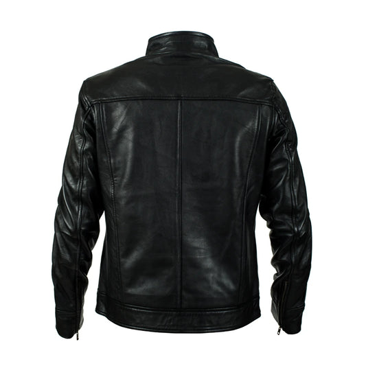 Forge Black Racer Leather Jacket
