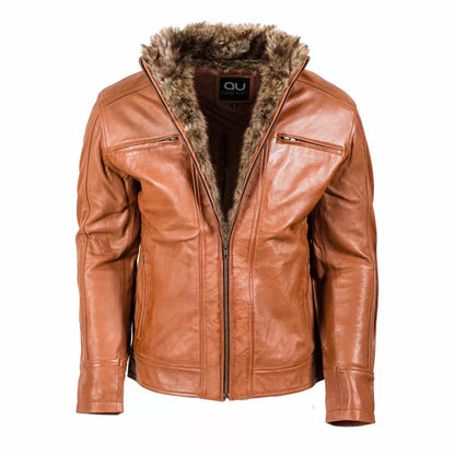 Classic Brown Aviator Jacket