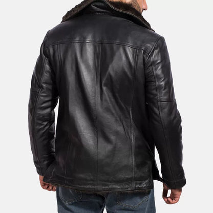 Classic Black Aviator Jacket