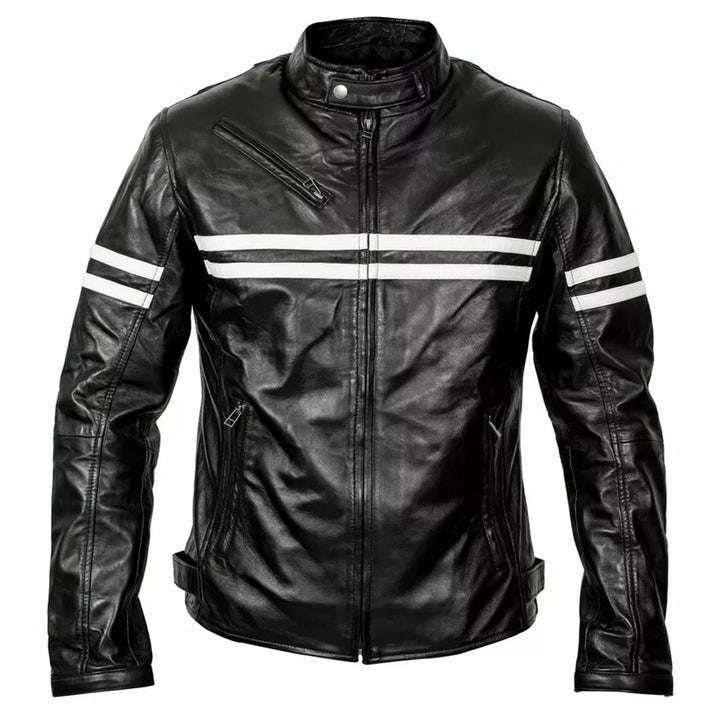 Terminator Leather Jacket-front