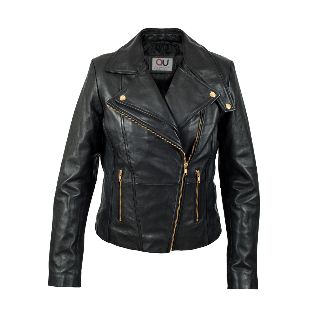 Barbera Cafe Racer Black  Leather Jacket