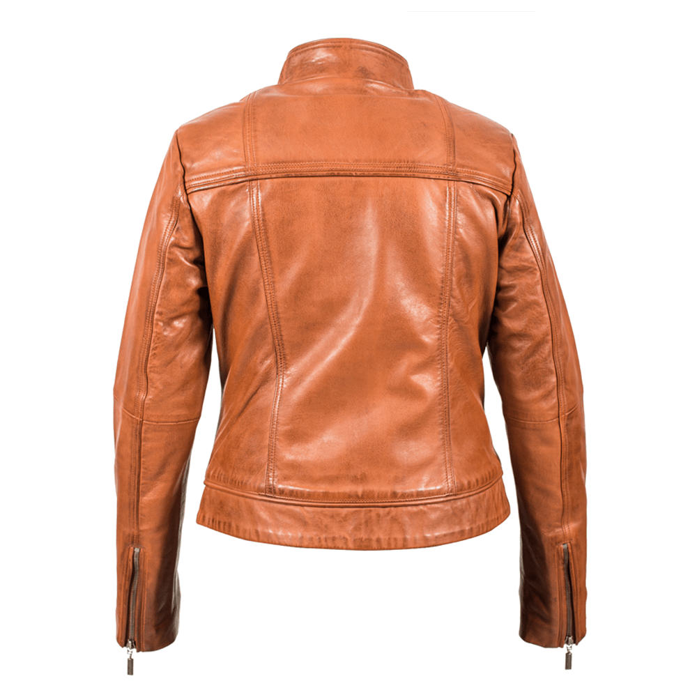 Sandstone Tan Motorcycle Leather Jacket