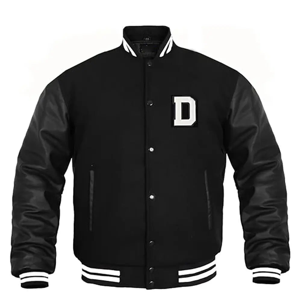 Bespoke Initial Varsity Bomber Jacket