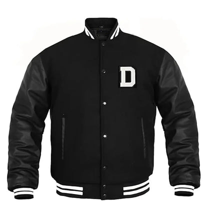 Bespoke Initial Varsity Bomber Jacket